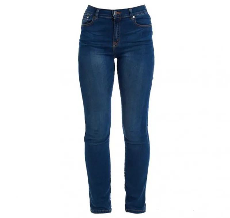 Barbour Ladies Essential Slim Jean Worn Blue
